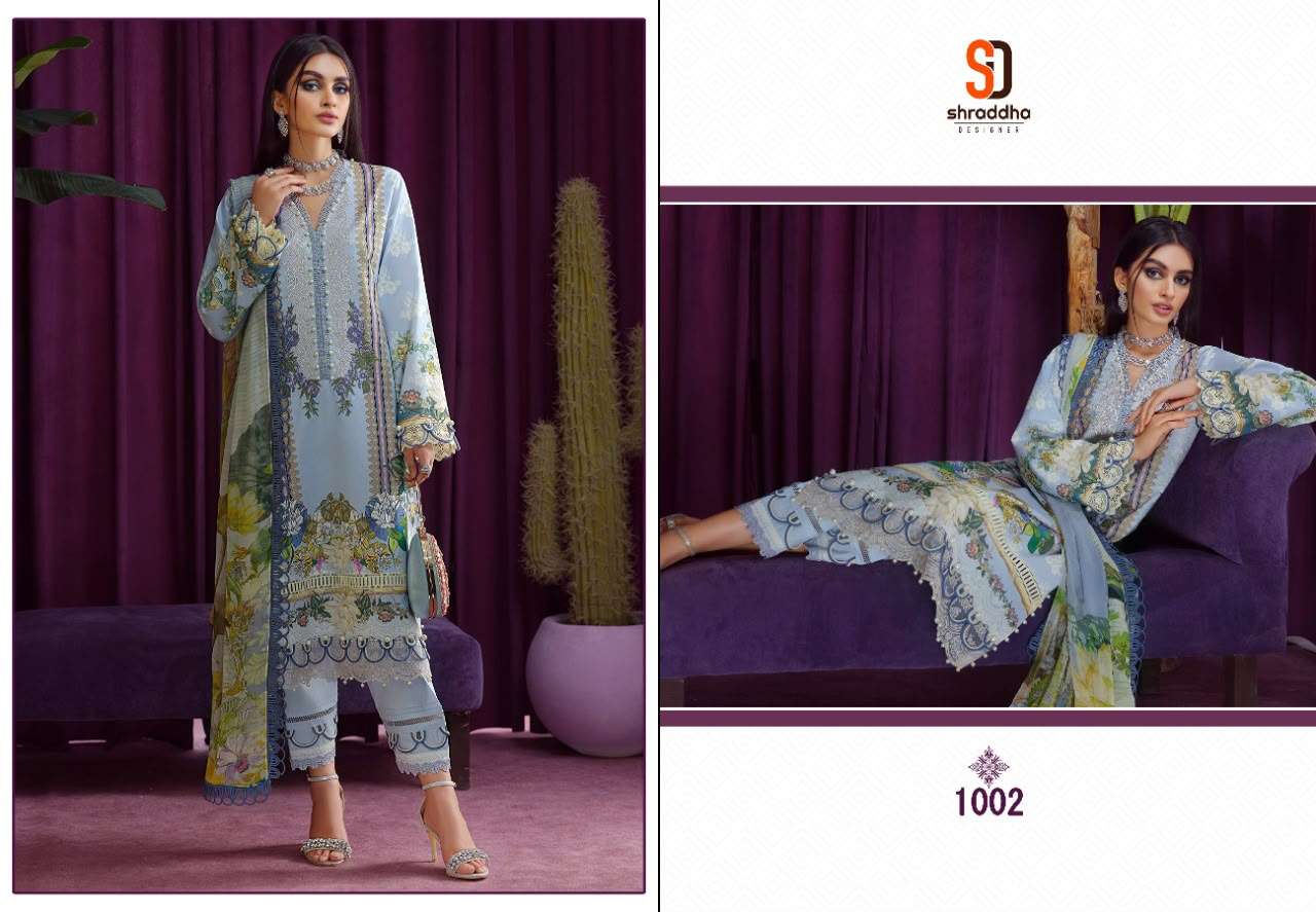 SHARADDHA DESIGNER VINTAGE WINTER COLLECTION PASMINA PRINTED PAKISTANI SUIT WHOLESALER